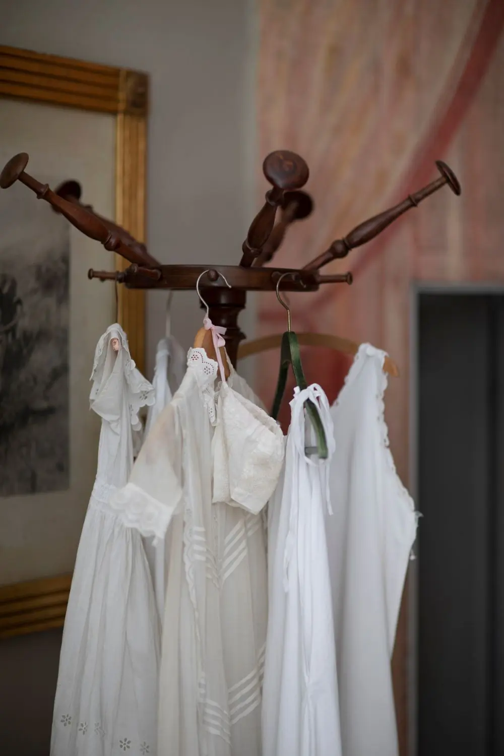 Reference photo 5: white dresses on a coat hanger — ladies tops & dresses we manufacture and export in bulk to Canada